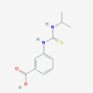 molecular formula C11H14N2O2S B5839924 3-{[(isopropylamino)carbonothioyl]amino}benzoic acid 