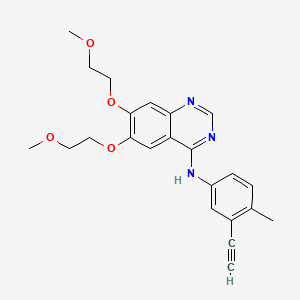 molecular formula C23H25N3O4 B583993 4-Methyl Erlotinib Hydrochloride CAS No. 1346601-52-2