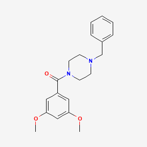 (4-BENZYLPIPERAZINO)(3,5-DIMETHOXYPHENYL)METHANONE