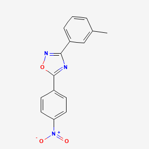 3-(3-methylphenyl)-5-(4-nitrophenyl)-1,2,4-oxadiazole