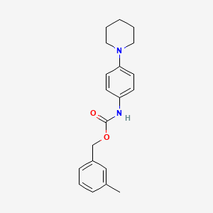 molecular formula C20H24N2O2 B5840036 3-methylbenzyl [4-(1-piperidinyl)phenyl]carbamate 