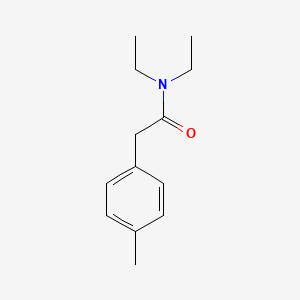 molecular formula C13H19NO B5840044 N,N-diethyl-2-(4-methylphenyl)acetamide 