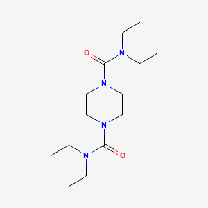 1-N,1-N,4-N,4-N-tetraethylpiperazine-1,4-dicarboxamide