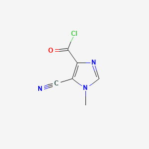 5-Cyano-1-methyl-1H-imidazole-4-carbonyl chloride