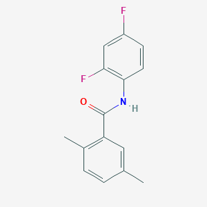 N-(2,4-difluorophenyl)-2,5-dimethylbenzamide