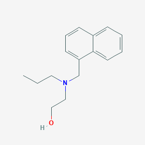 molecular formula C16H21NO B5840074 2-[Naphthalen-1-ylmethyl(propyl)amino]ethanol 