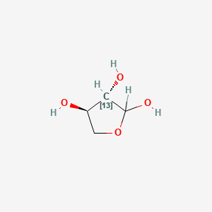molecular formula C4H8O4 B584009 D-[2-13C]Threose CAS No. 478506-49-9