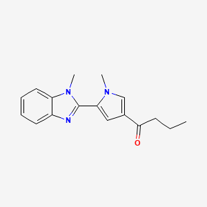 1-[1-methyl-5-(1-methyl-1H-benzimidazol-2-yl)-1H-pyrrol-3-yl]-1-butanone