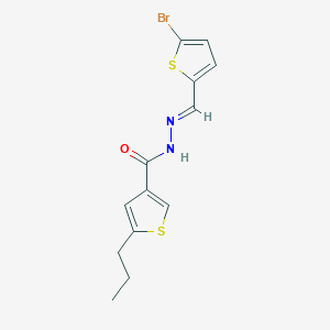 N'-[(5-bromo-2-thienyl)methylene]-5-propyl-3-thiophenecarbohydrazide