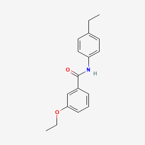 molecular formula C17H19NO2 B5840123 3-ethoxy-N-(4-ethylphenyl)benzamide 