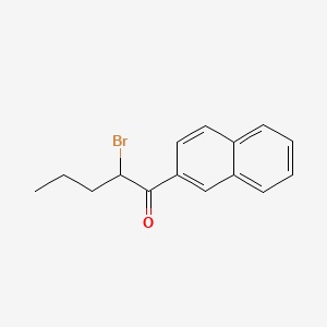 molecular formula C15H15BrO B584014 2-Bromo-1-(naphthalen-2-yl)pentan-1-one CAS No. 850352-43-1