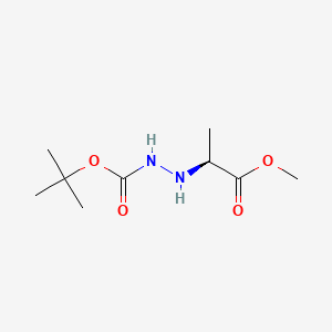 3-[(S)-1-(Methoxycarbonyl)ethyl]carbazic acid tert-butyl ester
