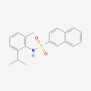 molecular formula C20H21NO2S B5840172 N-(2-isopropyl-6-methylphenyl)-2-naphthalenesulfonamide 