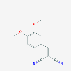 2-[(3-Ethoxy-4-methoxyphenyl)methylidene]propanedinitrile