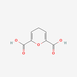 molecular formula C7H6O5 B584021 4H-吡喃-2,6-二羧酸 CAS No. 23047-07-6