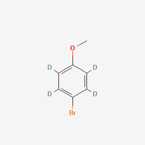 molecular formula C7H7BrO B584023 4-溴苯甲醚-2,3,5,6-d4 CAS No. 152404-45-0