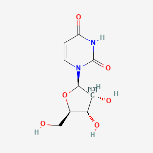 molecular formula C9H12N2O6 B584034 [2'-13C]uridine CAS No. 478511-11-4