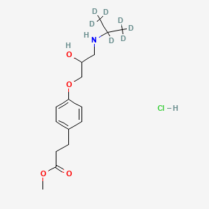 molecular formula C16H26ClNO4 B584036 Esmolol-d7 Hydrochloride CAS No. 1346598-13-7