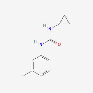 molecular formula C11H14N2O B5840374 1-Cyclopropyl-3-(3-methylphenyl)urea 