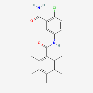 N~1~-[3-(AMINOCARBONYL)-4-CHLOROPHENYL]-2,3,4,5,6-PENTAMETHYLBENZAMIDE