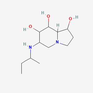 molecular formula C12H24N2O3 B584040 6-[(Butan-2-yl)amino]octahydroindolizine-1,7,8-triol CAS No. 156205-79-7