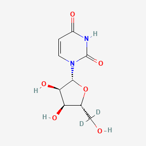 molecular formula C9H12N2O6 B584041 尿苷-[5',5'-D2] CAS No. 82740-98-5