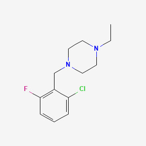 1-[(2-Chloro-6-fluorophenyl)methyl]-4-ethylpiperazine