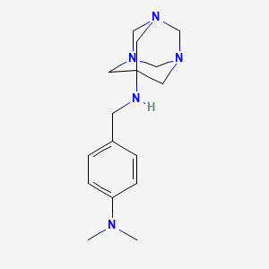 N-[4-(dimethylamino)benzyl]-1,3,5-triazatricyclo[3.3.1.1~3,7~]decan-7-amine