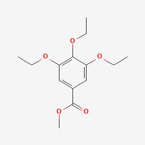 molecular formula C14H20O5 B5840495 3,4,5-三乙氧基苯甲酸甲酯 