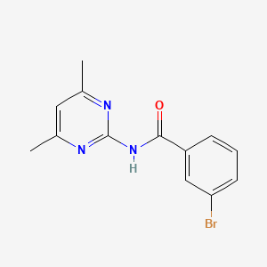 3-bromo-N-(4,6-dimethylpyrimidin-2-yl)benzamide