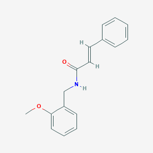 molecular formula C17H17NO2 B5840563 N-(2-methoxybenzyl)-3-phenylacrylamide 