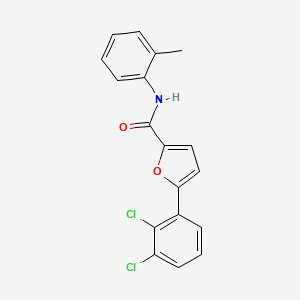 5-(2,3-dichlorophenyl)-N-(2-methylphenyl)furan-2-carboxamide