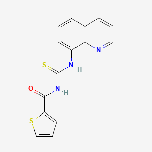 N-[(8-quinolinylamino)carbonothioyl]-2-thiophenecarboxamide