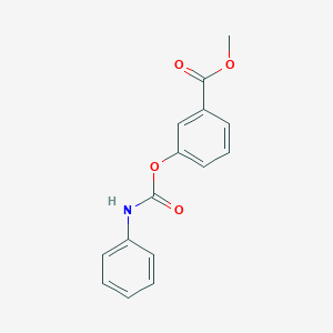 molecular formula C15H13NO4 B5840596 Methyl 3-(phenylcarbamoyloxy)benzoate 