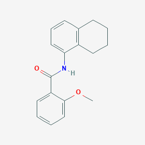 2-methoxy-N-(5,6,7,8-tetrahydronaphthalen-1-yl)benzamide