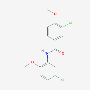 3-chloro-N-(5-chloro-2-methoxyphenyl)-4-methoxybenzamide