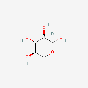 molecular formula C5H10O5 B584072 (3R,4S,5R)-2-氘代氧烷-2,3,4,5-四醇 CAS No. 288846-89-9