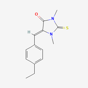 5-(4-ethylbenzylidene)-1,3-dimethyl-2-thioxo-4-imidazolidinone