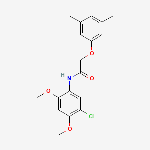 N-(5-chloro-2,4-dimethoxyphenyl)-2-(3,5-dimethylphenoxy)acetamide