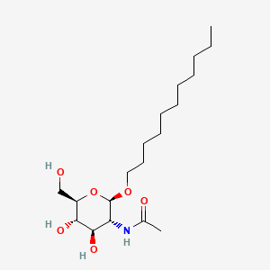molecular formula C19H37NO6 B584076 十一烷基 2-乙酰氨基-2-脱氧-β-D-吡喃葡萄糖苷 CAS No. 152914-68-6
