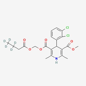 molecular formula C21H23Cl2NO6 B584078 Clevidipine-d5 CAS No. 1346602-00-3
