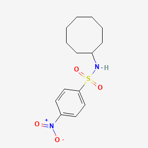 molecular formula C14H20N2O4S B5840810 N-cyclooctyl-4-nitrobenzenesulfonamide 