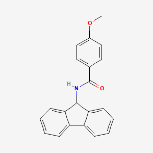 molecular formula C21H17NO2 B5840823 N-9H-fluoren-9-yl-4-methoxybenzamide 