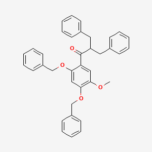 5-(Bis-benzyl)ethanone-2,4-bis(phenylmethoxy)anisole