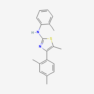 4-(2,4-dimethylphenyl)-5-methyl-N-(2-methylphenyl)-1,3-thiazol-2-amine