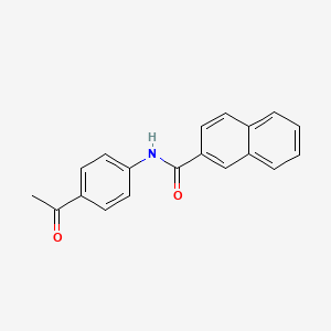 N-(4-acetylphenyl)naphthalene-2-carboxamide