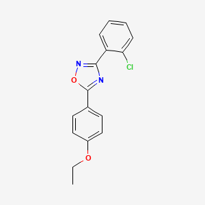 3-(2-chlorophenyl)-5-(4-ethoxyphenyl)-1,2,4-oxadiazole