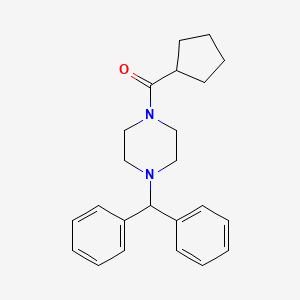 (4-BENZHYDRYLPIPERAZINO)(CYCLOPENTYL)METHANONE