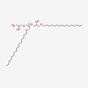 molecular formula C41H84O7 B584099 6,9-Bis(hexadecyloxymethyl)-4,7-dioxanonane-1,2,9-triol CAS No. 143747-72-2