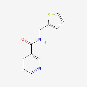 molecular formula C11H10N2OS B5841013 N-(thiophen-2-ylmethyl)pyridine-3-carboxamide 